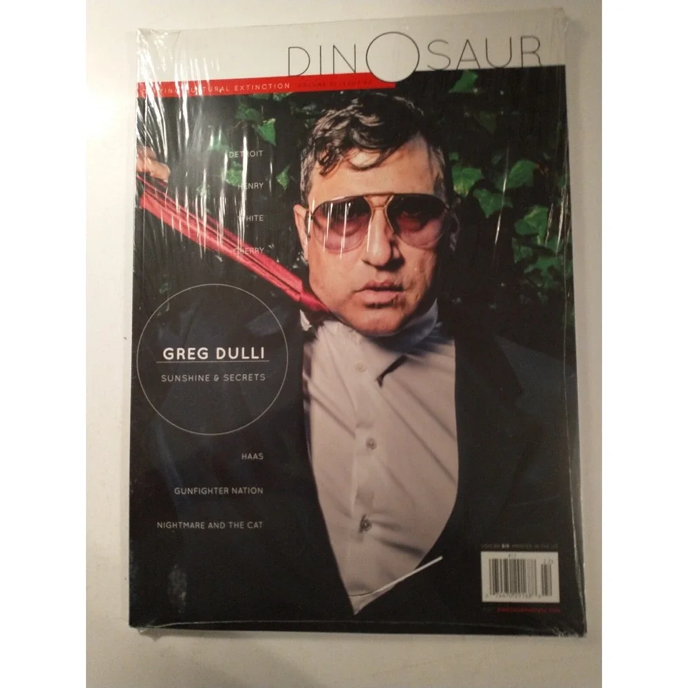 Dinosaur Culture Magazine - Greg Dulli Vol. 1 #2 Art Design - Sunshine Secrets